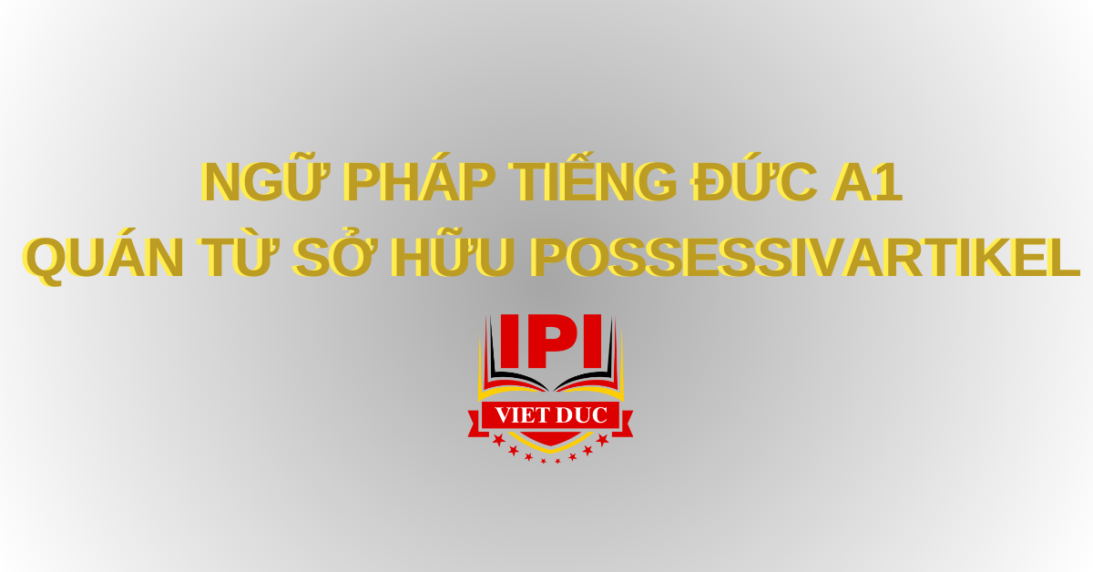 Ngữ pháp tiếng Đức A1 - Quán từ sở hữu trong tiếng Đức