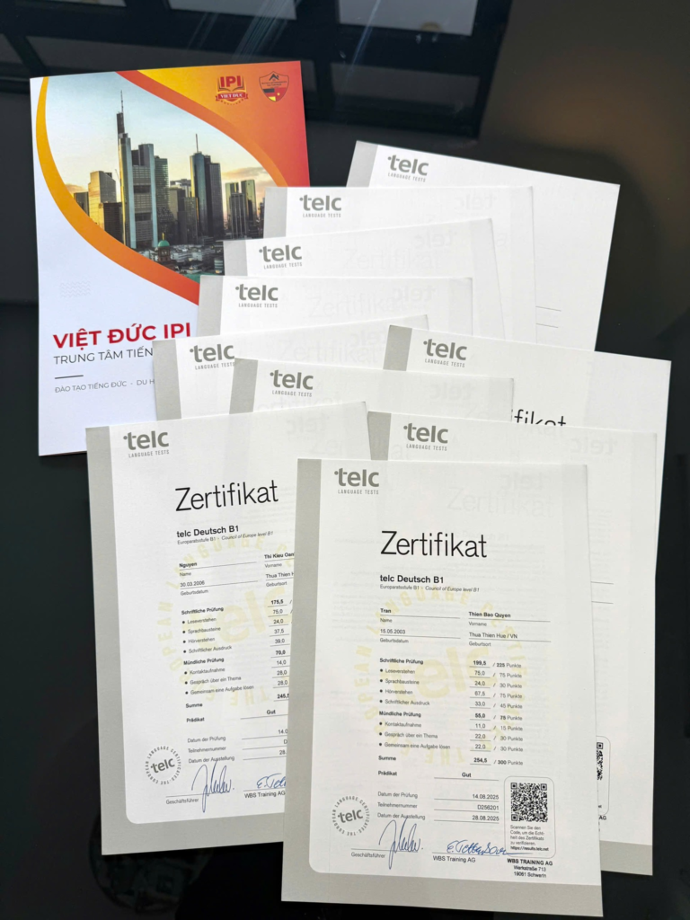 Tiêu chí chọn trung tâm tiếng đức uy tín